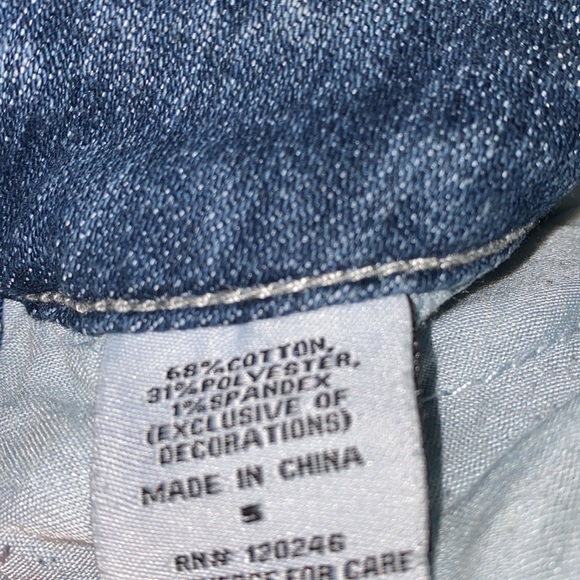 ALLFLOWER RIPPED JEANS SIZE 5 - Picture 4 of 4